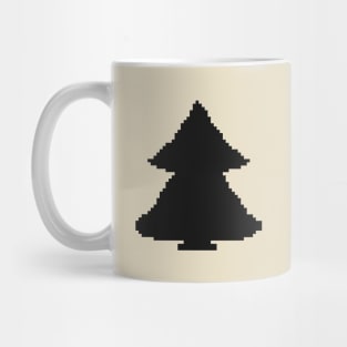 Christmas tree pixel art Mug